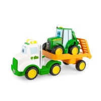 JOHN DEERE играчка колички Камион с Багер, 18м+, 47207