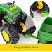 JOHN DEERE Monster Treads Lights and Sounds Tractor with Wagon, 3y+, 47353