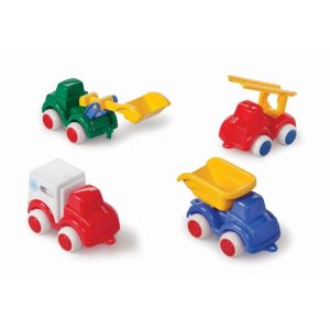 Viking Toys колички Бръмбита Строители, 1бр, асортимент, 10см, 1143