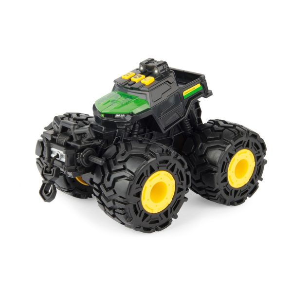 JOHN DEERE Високопроходим Джип с Чудовищни гуми Светлина и Звук, 3г+, 37929