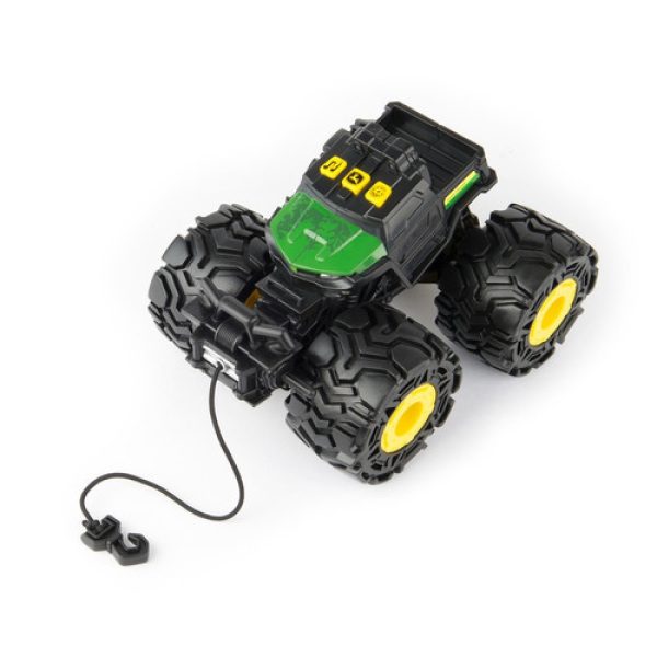 JOHN DEERE Високопроходим Джип с Чудовищни гуми Светлина и Звук, 3г+, 37929 - Image 6