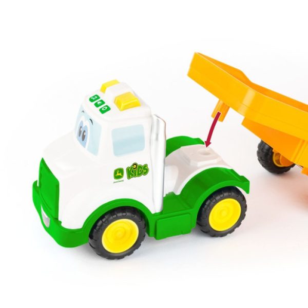 JOHN DEERE играчка колички Камион с Багер, 18м+, 47207 - Image 8