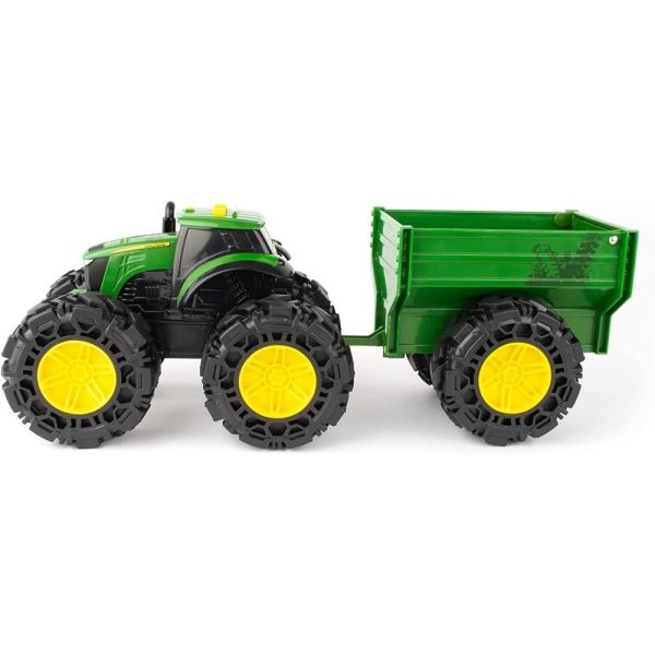 JOHN DEERE Monster Treads Трактор с Чудовищни гуми с Ремарке, 3г+, 47353 - Image 8