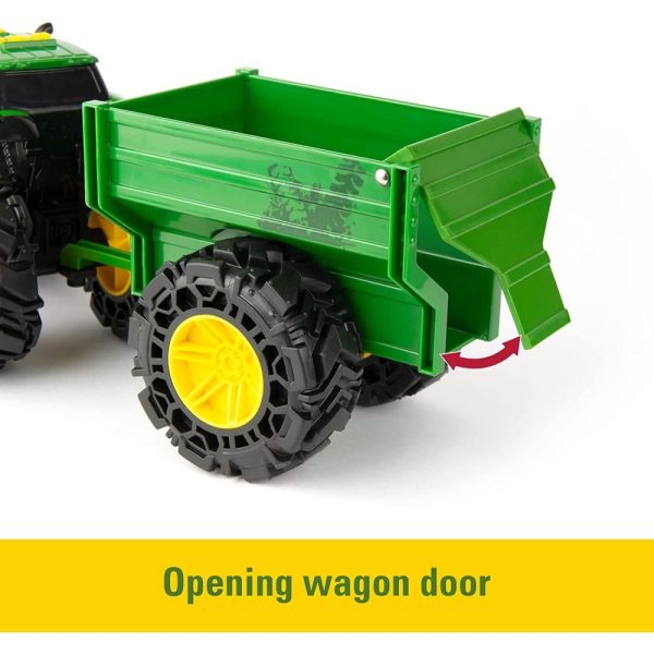 JOHN DEERE Monster Treads Трактор с Чудовищни гуми с Ремарке, 3г+, 47353 - Image 5