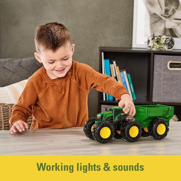 JOHN DEERE Monster Treads Трактор с Чудовищни гуми с Ремарке, 3г+, 47353 - Image 4