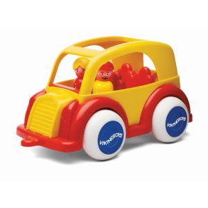 Viking Toys количка Такси с 2 човечета, 25см, 81260-yellow