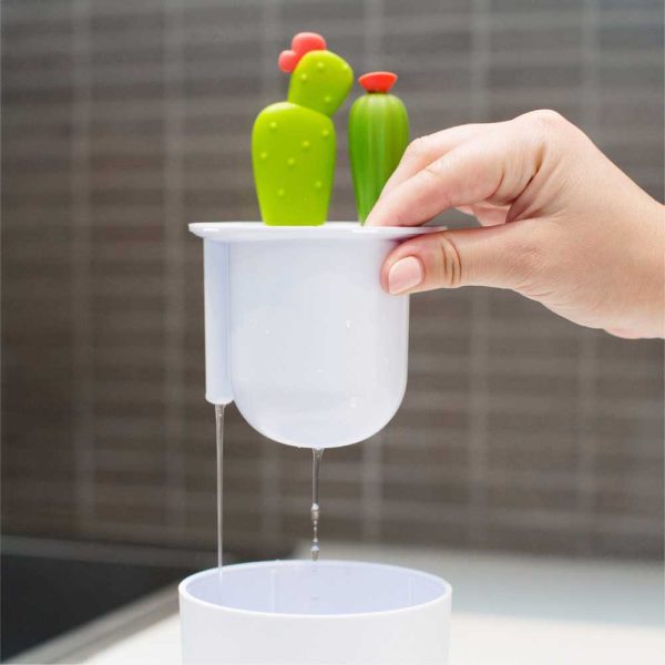 BOON Комплект четки за почистване на бутилки сламки, биберони и др. CACTI B11326 - Image 10