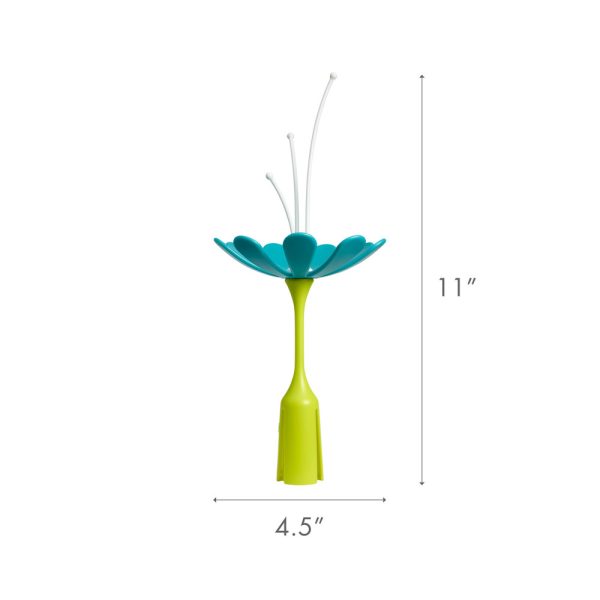 BOON аксесоар за трева отцедник Цвете Teal B11339 - Image 2