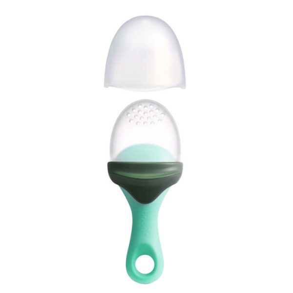 BOON Pulp силиконова дъвкалка с отвори за хранене Mint B11414 - Image 4