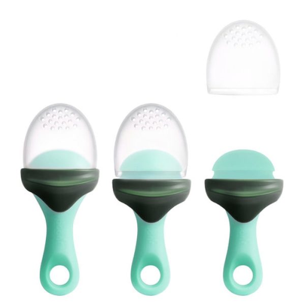 BOON Pulp силиконова дъвкалка с отвори за хранене Mint B11414 - Image 3