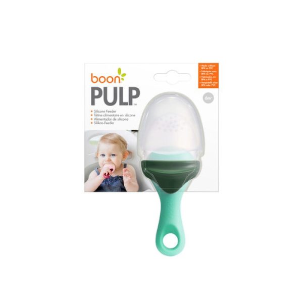 BOON Pulp силиконова дъвкалка с отвори за хранене Mint B11414 - Image 2