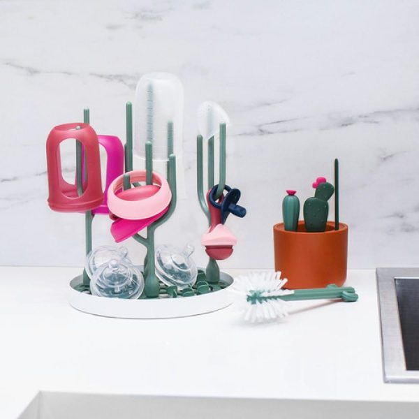BOON Pulp силиконова дъвкалка с отвори за хранене Pink B11415 - Image 2