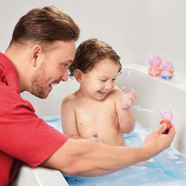 TOMY Toomies Татко прасенце, Peppa и George играчка за баня E73159 - Image 6
