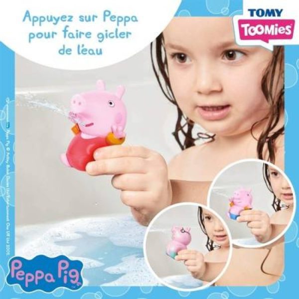 TOMY Toomies Татко прасенце, Peppa и George играчка за баня E73159 - Image 4