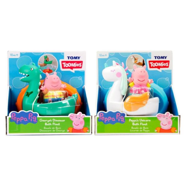 TOMY Toomies Peppa Pig Джордж с лодка Динозавър, 18м+, E73161 - Image 6