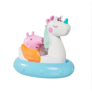 TOMY Toomies играчка за вана Peppa Pig с лодка Еднорог E73106U