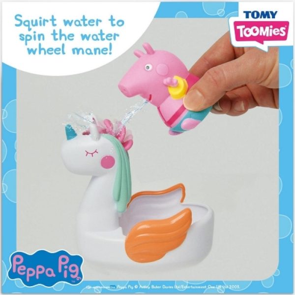 TOMY Toomies играчка за вана Peppa Pig с лодка Еднорог E73106U - Image 4