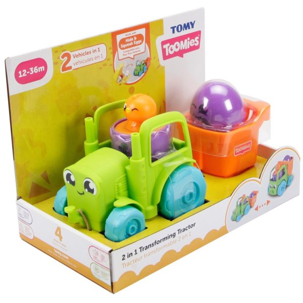 TOMY Toomies играчка Трансфоращият трактор 2в1 E73219 - Image 2