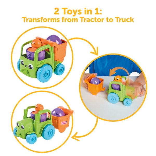 TOMY Toomies играчка Трансфоращият трактор 2в1 E73219 - Image 8