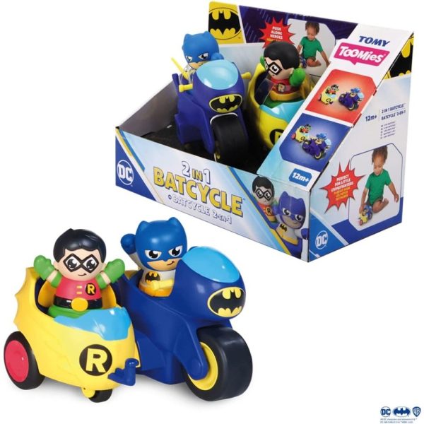 Tomy Toomies Batman 2 в 1 Батмотоциклет, 12м+, E73260 - Image 7
