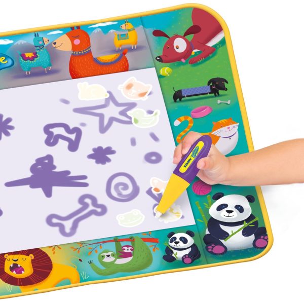 TOMY Aquadoodle Kилимче за рисуване с животни 75х55см, 18м+, E73267 - Image 3