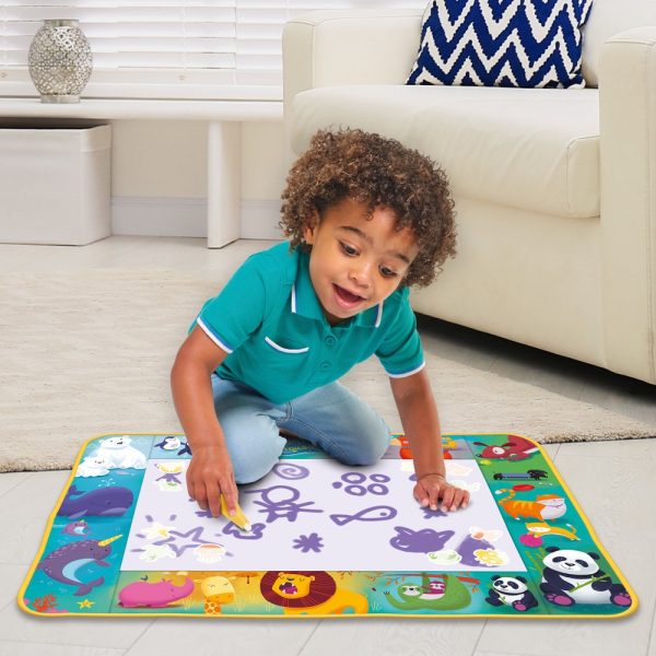 TOMY Aquadoodle Kилимче за рисуване с животни 75х55см, 18м+, E73267 - Image 2