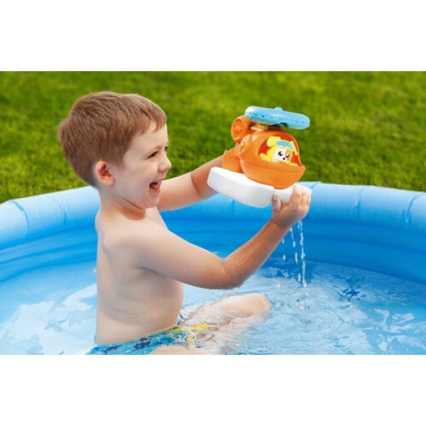 Tomy Toomies играчка за баня - Пръскащият спасителен хеликоптер, 12м+, E73305 - Image 2