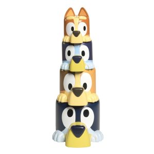 TOMY Toomies играчка за баня и Конструктор Семейство Bluey, 18м+, E73622