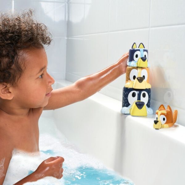TOMY Toomies играчка за баня и Конструктор Семейство Bluey, 18м+, E73622 - Image 4