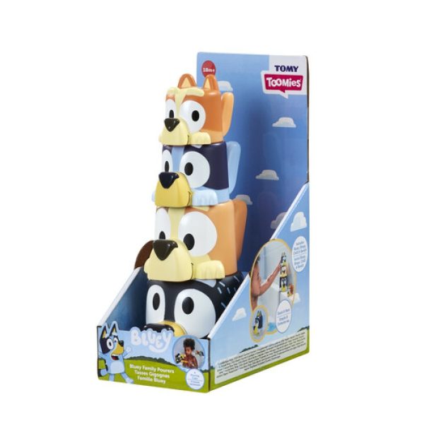 TOMY Toomies играчка за баня и Конструктор Семейство Bluey, 18м+, E73622 - Image 5