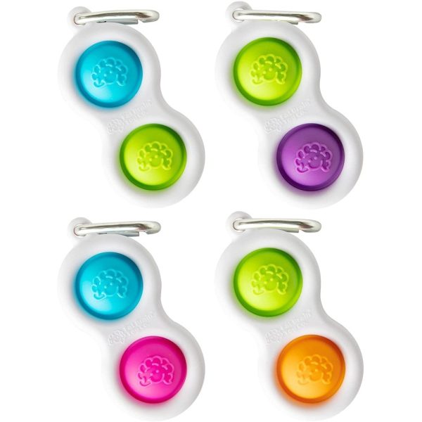 TOMY Fat Brain Toys Simple Dimple Ключодържател, 12м+, F211B - Image 2