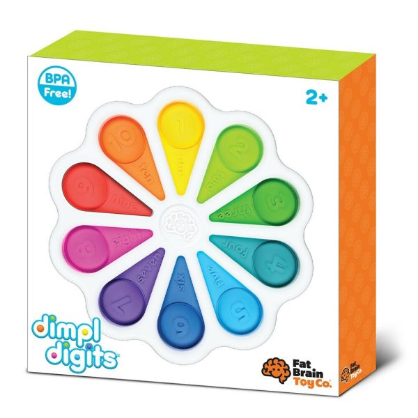 TOMY Fat Brain Toys Dimple Цифри, 2г+, F275 - Image 7