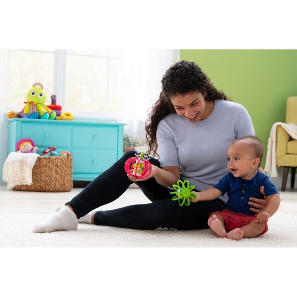 Lamaze Играчка-Ябълка лесна за хващане-зелена L23101-G - Image 4