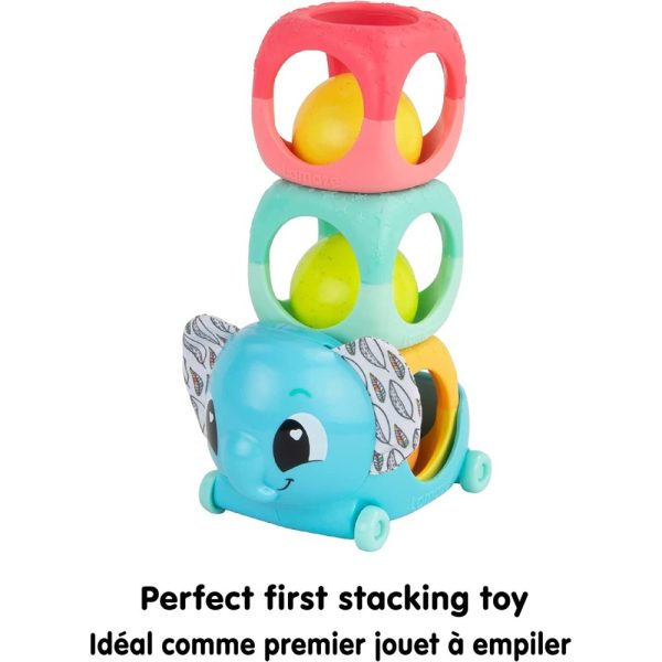 Lamaze играчка Слонче с Блокчета за подреждане, търкаляне и заключване 6м+, L27464 - Image 7