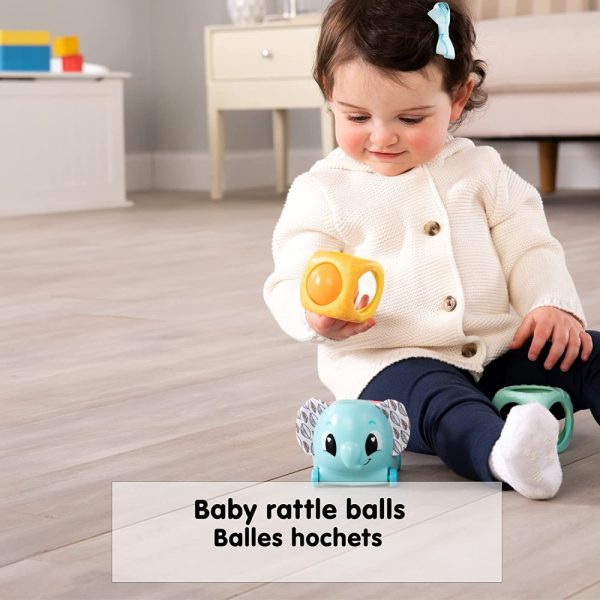 Lamaze играчка Слонче с Блокчета за подреждане, търкаляне и заключване 6м+, L27464 - Image 4