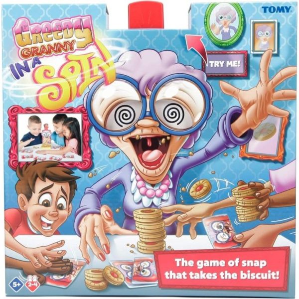 Tomy Games игра Алчната Баба Въртележка, 5г+, T73114